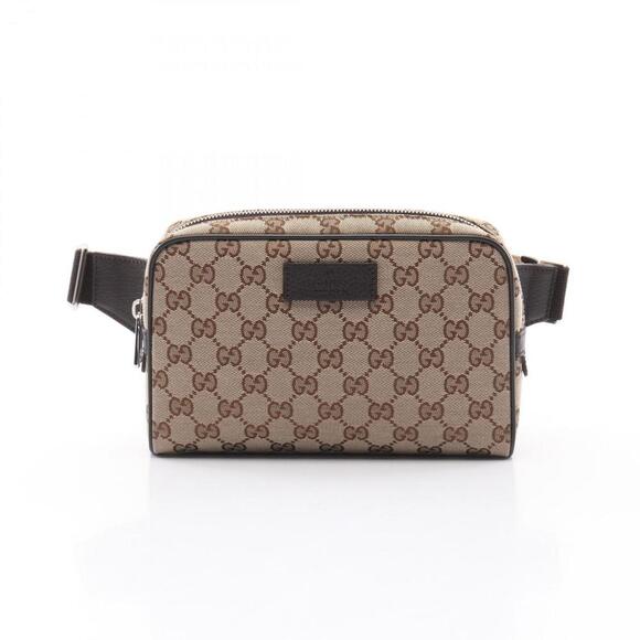 GUCCI Brown Leather Fanny Pack - Picture 1 of 5